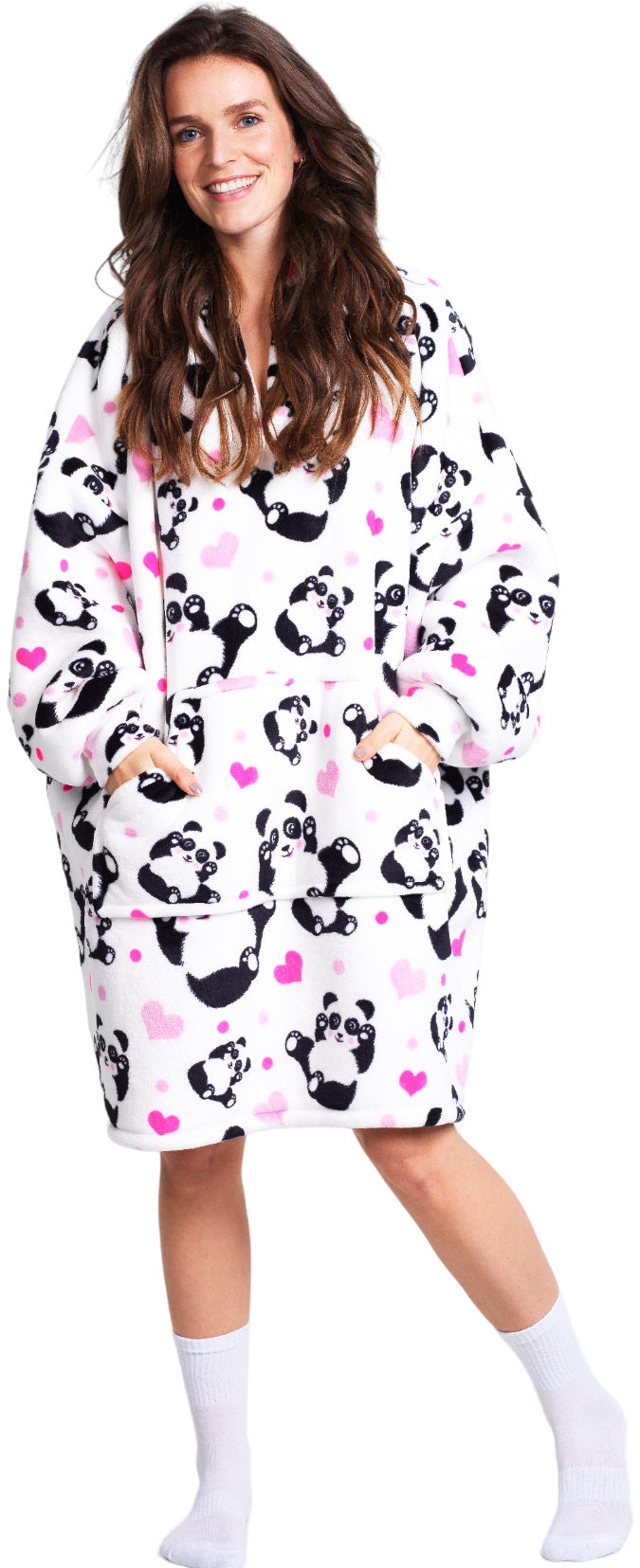 Se Noxxiez Cuddle Voksen Hoodiez - Panda ✔ Kæmpe udvalg i  Noxxiez ✔ Hurtig levering: 1 - 2 Hverdage samt billig fragt - Varenummer: MMA-227014 og barcode / Ean: &