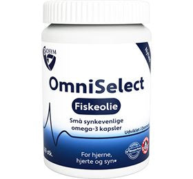 Se BioSym OmniSelect Fiskeolie 60 kaps. ❤ Kæmpe udvalg i Blandet ❤ Hurtig levering: 1 - 2 Hverdage samt billig fragt - Varenummer: HG-54977 og barcode / Ean: '5705380168801 på lager - Udsalg på Sundhed Spar op til 63% - Over 454 kendte brands på udsalg