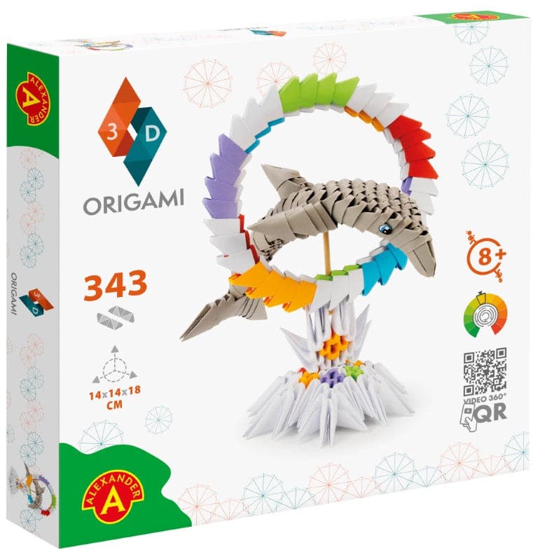 Se Origami 3D - Delfin ✔ Kæmpe udvalg i Alexander ✔ Hurtig levering: 1 - 2 Hverdage samt billig fragt - Varenummer: MMA-2182552 og barcode / Ean: &