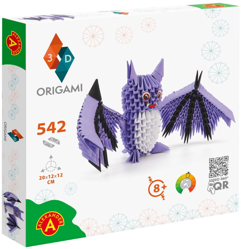 Se Origami 3D - Flagermus ✔ Kæmpe udvalg i Alexander ✔ Hurtig levering: 1 - 2 Hverdage samt billig fragt - Varenummer: MMA-2182554 og barcode / Ean: &