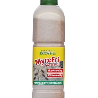 Se EcoStyle MyreFri Myresand til udstrøning 1 kg. ❤ Stort online udvalg i ECOstyle ❤ Hurtig levering: 1 - 2 Hverdage samt billig fragt - Varenummer: PTT-86334 og barcode / Ean: på lager - Udsalg på Bekæmpelsesmidler > Mod myrer Spar op til 62% - Over 857 kendte brands på udsalg