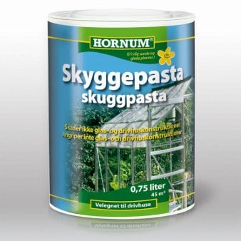 Se Hornum Skyggepasta 0,75 liter - dækker 45 m2 ❤ Stort online udvalg i Hornum ❤ Hurtig levering: 1 - 2 Hverdage samt billig fragt - Varenummer: PTT-87346 og barcode / Ean: på lager - Udsalg på Drivhuse > Varme & Køling Spar op til 64% - Over 857 kendte brands på udsalg