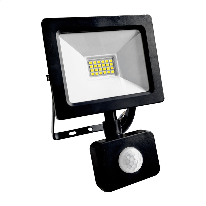 Se LED projektør med sensor LED/20W/230V - Vandtæt IP65 ❤ Stort online udvalg i Platinet ❤ Hurtig levering: 1 - 2 Hverdage samt billig fragt - Varenummer: CPD-P88OMELF-20W-4200-PIR og barcode / Ean: &