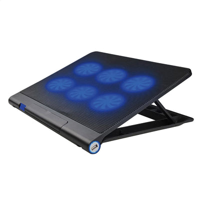 Se PLATINET Bærbar Laptop Køler m. 6 Blæsere + LED - Sort ✔ Kæmpe udvalg i Platinet ✔ Hurtig levering: 1 - 2 Hverdage samt billig fragt - Varenummer: CPD-P88PLCP6FB og barcode / Ean: '5907595455688 på lager - Udsalg på pc / mac tilbehør Spar op til 65% - Over 424 kendte brands på udsalg