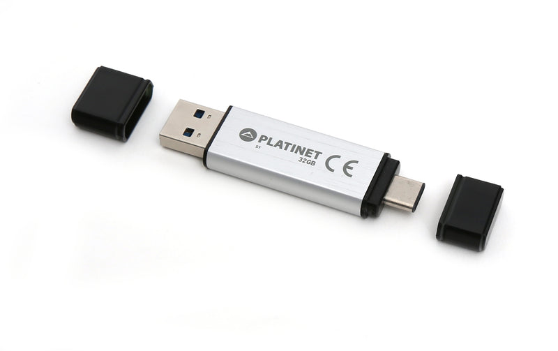 Se PLATINET USB Stik USB 3.0 + Type-C C-Depo 32GB - Sølv ✔ Kæmpe udvalg i Platinet ✔ Hurtig levering: 1 - 2 Hverdage samt billig fragt - Varenummer: CPD-P88PMFC32S og barcode / Ean: &