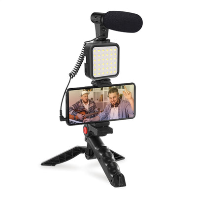 Se PLATINET Vloging Sæt - Mikrofon + LED lampe + Tripod + Telefonholder ❤ Stort online udvalg i Platinet ❤ Hurtig levering: 1 - 2 Hverdage samt billig fragt - Varenummer: CPD-P88PMVG4IN1 og barcode / Ean: på lager - Udsalg på Mobil tilbehør Spar op til 57% - Over 454 design mærker på udsalg