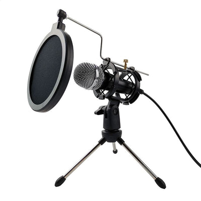 Se VARR Gaming Mikrofron m. Popfilter + Shock Basket + Tripod Stativ + Adapter ❤ Kæmpe udvalg i Platinet ❤ Hurtig levering: 1 - 2 Hverdage samt billig fragt - Varenummer: CPD-P88VGMSB og barcode / Ean: '5907595455886 på lager - Udsalg på pc / mac tilbehør Spar op til 62% - Over 785 kendte brands på udsalg