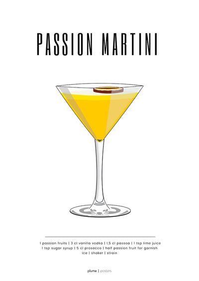 Se Passion Martini af Pluma Posters ❤ Stort online udvalg i Pluma Posters ❤ Hurtig levering: 1 - 2 Hverdage samt billig fragt ❤ Varenummer: ILL-15692 og barcode / Ean: på lager - Udsalg på Illux Art shop - Grafisk kunst - Pluma Posters - Mad og drikke Spar op til 61% - Over 424 kendte brands på udsalg