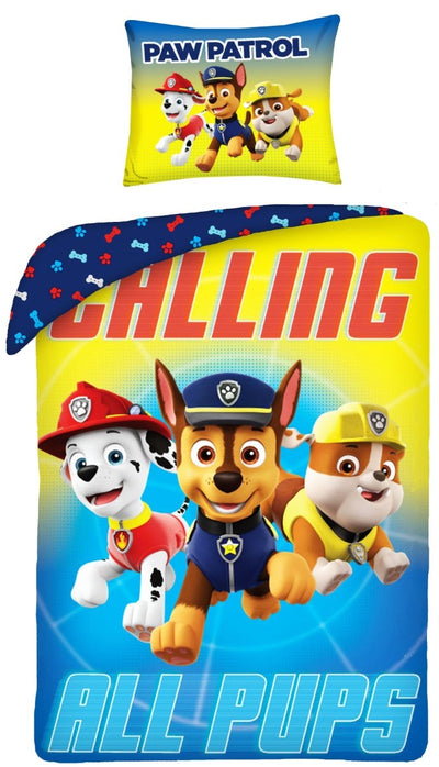 Se Paw Patrol Calling Sengetøj - 100 Procent Bomuld ✔ Kæmpe udvalg i Mmaction ✔ Hurtig levering: 1 - 2 Hverdage samt billig fragt - Varenummer: MMA-2001076 og barcode / Ean: '5902729047371 på lager - Udsalg på Paw Patrol sengetøj til Børn Spar op til 67% - Over 454 kendte mærker på udsalg