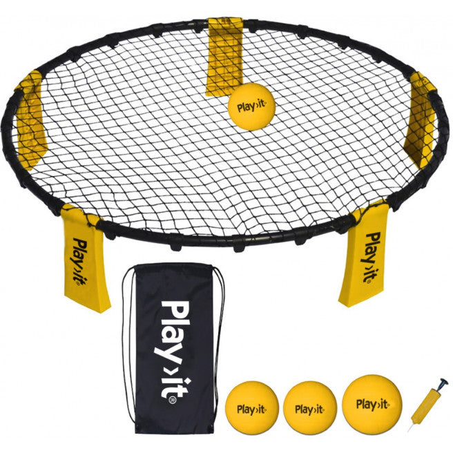 Se Play>itÂ® bounceball/spikeball med 3 bolde ❤ Stort online udvalg i Play>it ❤ Hurtig levering: 1 - 2 Hverdage samt billig fragt ❤ Varenummer: BGH-44029836656892 og barcode / Ean: &