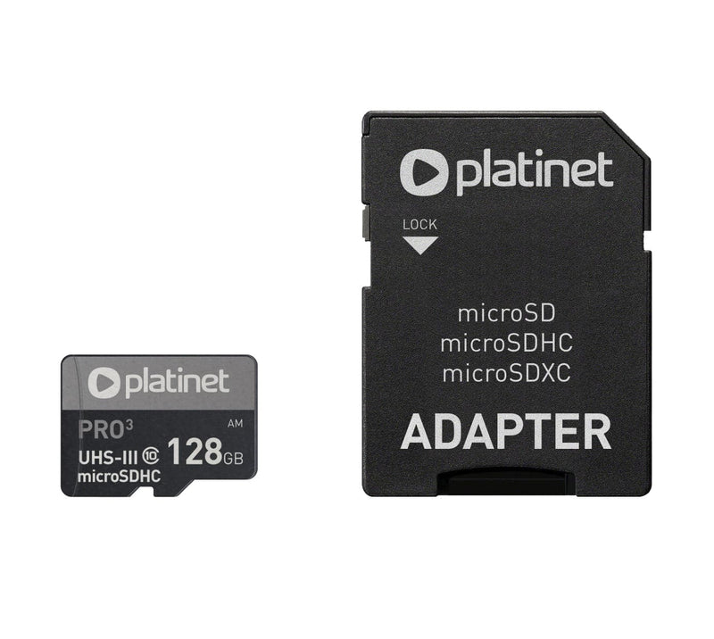 Se PLATINET MicroSDXC Hukommelseskort 128GB & 90MB/s + SD Kort Adapter ❤ Kæmpe udvalg i Platinet ❤ Hurtig levering: 1 - 2 Hverdage samt billig fragt - Varenummer: CPD-P88PMMSDX128UIII og barcode / Ean: &