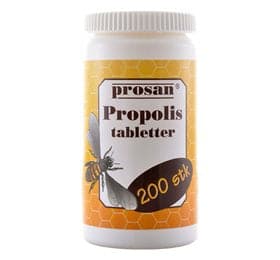 Stort online udvalg i Prosan propolis tabletter 200 tab. ❤ ❤ Hurtig levering: 1 - 2 Hverdage og gratis fragt v/køb over 295 kr. GLS til pakkeshop ❤ Varenummer: HG-8986 og barcode / Ean: 5745325099081 på lager - Kæmpe udvalg i Sundhed - Over 434 design brands på udsalg