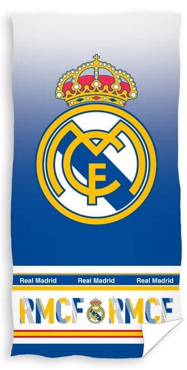 Se Real Madrid Badehåndklæde - 100 procent bomuld 70 x 140 cm ✔ Kæmpe udvalg i Mmaction ✔ Hurtig levering: 1 - 2 Hverdage samt billig fragt - Varenummer: MMA-2040255 og barcode / Ean: &
