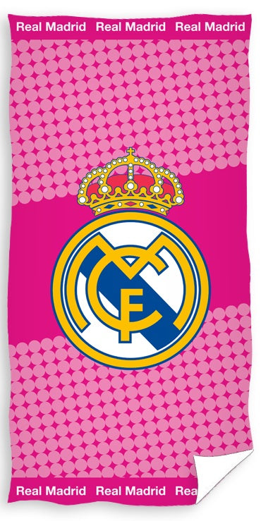 Se Real Madrid Pink Badehåndklæde 70 x 140 cm ✔ Kæmpe udvalg i Mmaction ✔ Hurtig levering: 1 - 2 Hverdage samt billig fragt - Varenummer: MMA-2040169 og barcode / Ean: &