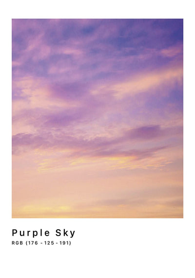 Se RGB Purple Sky af Plakatwerket ❤ Stort online udvalg i Plakatwerket ❤ Hurtig levering: 1 - 2 Hverdage samt billig fragt ❤ Varenummer: ILL-16027 og barcode / Ean: på lager - Udsalg på Illux Art shop - Fotokunst - Plakatwerket - Plakatwerket - Natur - Natur fotokunst Spar op til 59% - Over 412 kendte brands på udsalg