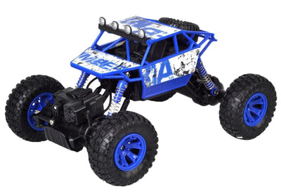 Se Rock Rover Fjernstyret 4WD Crawler 1:18 2.4G, Blå ✔ Kæmpe udvalg i  ZEGAN ✔ Hurtig levering: 1 - 2 Hverdage samt billig fragt - Varenummer: MMA-146513 og barcode / Ean: '5712548146939 på lager - Udsalg på Fjernstyret Biler, Større Spar op til 57% - Over 1347 kendte brands på udsalg