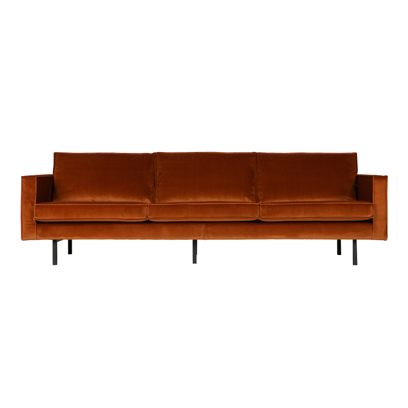 Se BePureHome Rodeo 3-pers Sofa Velour - Rust ❤ Stort online udvalg i BePureHome ❤ Hurtig levering: 1 - 2 Hverdage samt billig fragt ❤ Varenummer: BYH-1404830 og barcode / Ean: 8714713070268 på lager - Udsalg på Sofa - Over 785 kendte brands på udsalg