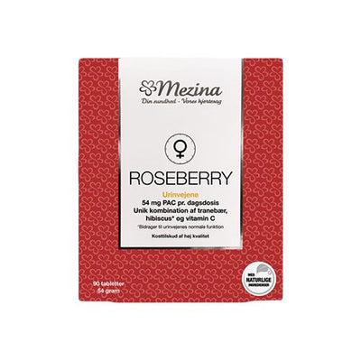 Se Mezina Roseberry 90 tabletter ❤ Kæmpe udvalg i Blandet ❤ Hurtig levering: 1 - 2 Hverdage samt billig fragt - Varenummer: HG-7466 og barcode / Ean: '5709731031004 på lager - Udsalg på Mezina Spar op til 53% - Over 454 kendte brands på udsalg