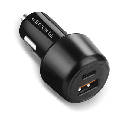 Se VoltRoad - Quick Charge - Dual USB 83W Biloplader med USB-A + USB-C - Sort ❤ Kæmpe udvalg i 4smarts ❤ Hurtig levering: 1 - 2 Hverdage samt billig fragt - Varenummer: CPD-SM77456260 og barcode / Ean: '4252011900008 på lager - Udsalg på Mobil tilbehør Spar op til 59% - Over 434 design mærker på udsalg