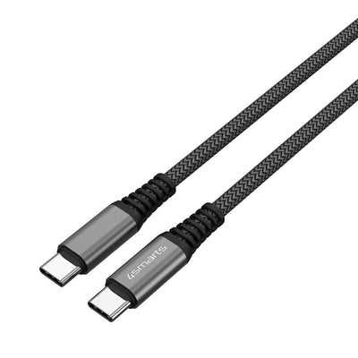 Se USB-C til USB-C PD HURTIG 100W opladerkabel 20V/5A - 1.5m - Grå ❤ Kæmpe udvalg i 4smarts ❤ Hurtig levering: 1 - 2 Hverdage samt billig fragt - Varenummer: CPD-SM77456266 og barcode / Ean: '4252011900121 på lager - Udsalg på pc / mac tilbehør Spar op til 58% - Over 434 design mærker på udsalg