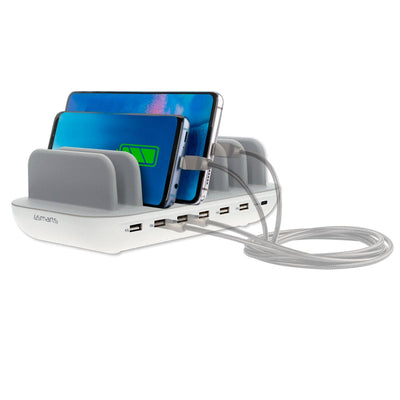 Se OFFICE Oplader dockingstation med 6 x USB-A / 1 x USB-C - 60W - Hvid ❤ Kæmpe udvalg i 4smarts ❤ Hurtig levering: 1 - 2 Hverdage samt billig fragt - Varenummer: CPD-SM77462310 og barcode / Ean: '4250774983993 på lager - Udsalg på Mobil tilbehør Spar op til 58% - Over 434 design mærker på udsalg