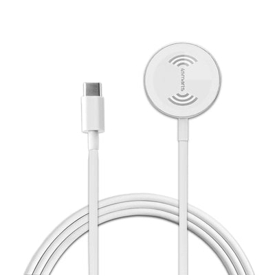 Se VoltBeam oplader til Apple Watch Magnetisk Trådløs USB-C til 8/7/6/5/4/3/2/1/SE - Hvid ❤ Kæmpe udvalg i 4smarts ❤ Hurtig levering: 1 - 2 Hverdage samt billig fragt - Varenummer: CPD-SM77462550 og barcode / Ean: '4252011902217 på lager - Udsalg på Mobil tilbehør Spar op til 58% - Over 434 design mærker på udsalg