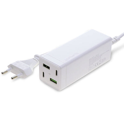 Se Vægoplader 65W - Dual USB-C & Dual USB-A - Laptop / iPad / Tablet / iPhone - Hvid ❤ Kæmpe udvalg i 4smarts ❤ Hurtig levering: 1 - 2 Hverdage samt billig fragt - Varenummer: CPD-SM77466176 og barcode / Ean: '4250774956409 på lager - Udsalg på Tablets tilbehør Spar op til 51% - Over 434 design mærker på udsalg