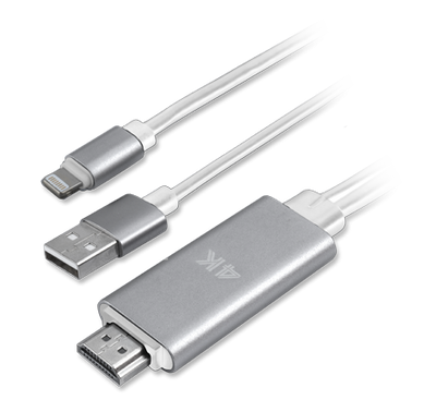 Se Lightning til HDMI adapter kabel 1.8m - Tilslut iPhone/iPad til TV ❤ Kæmpe udvalg i 4smarts ❤ Hurtig levering: 1 - 2 Hverdage samt billig fragt - Varenummer: CPD-SM77468662 og barcode / Ean: '4250774932960 på lager - Udsalg på Mobil tilbehør Spar op til 67% - Over 454 design mærker på udsalg