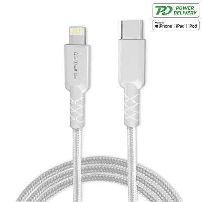 Se USB-C / Lightning MFI opladerkabel - 30W - PD FAST CHARGE - Hvid - 1.5 m ❤ Kæmpe udvalg i 4smarts ❤ Hurtig levering: 1 - 2 Hverdage samt billig fragt - Varenummer: CPD-SM77496250 og barcode / Ean: '4250774958236 på lager - Udsalg på Mobil tilbehør Spar op til 52% - Over 454 kendte brands på udsalg