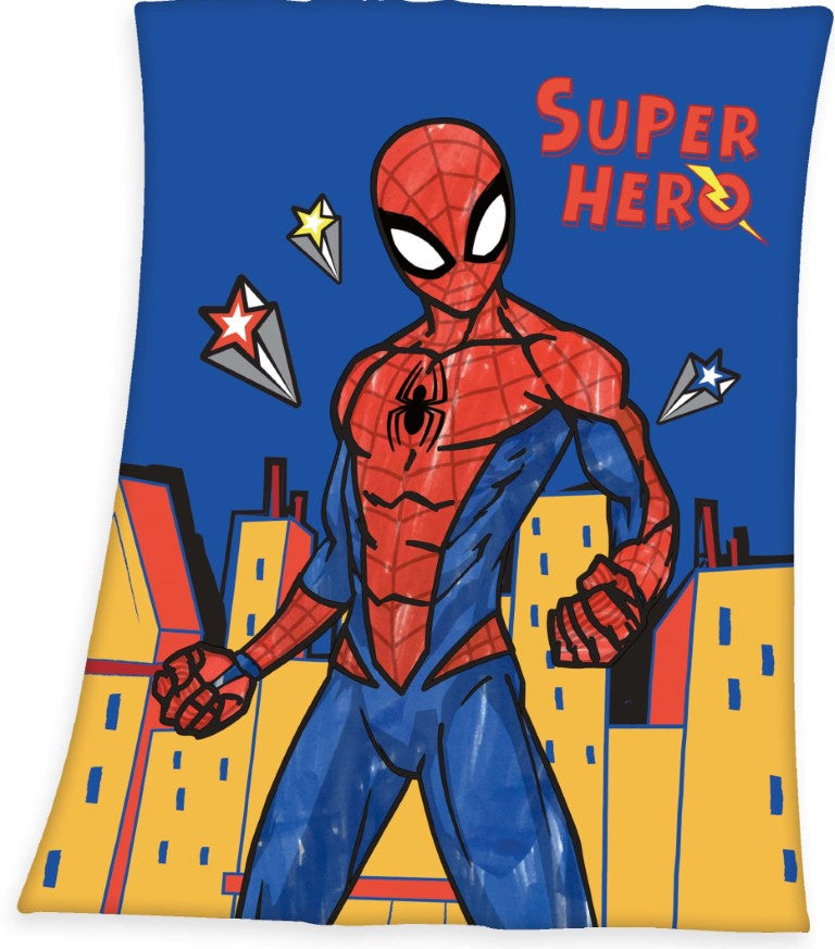 Se Spiderman Fleece tæppe - 130 x 170 cm ✔ Kæmpe udvalg i Herding ✔ Hurtig levering: 1 - 2 Hverdage samt billig fragt - Varenummer: MMA-2010255 og barcode / Ean: &