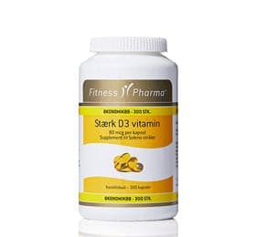 Stort online udvalg i Fitness Pharma Stærk D3 vitamin 300 kap. ❤ Fitness Pharma ❤ Hurtig levering: 1 - 2 Hverdage og gratis fragt v/køb over 295 kr. GLS til pakkeshop ❤ Varenummer: HG-26441 og barcode / Ean: 5745325098220 på lager - Kæmpe udvalg i Sundhed - Over 412 kendte brands på udsalg