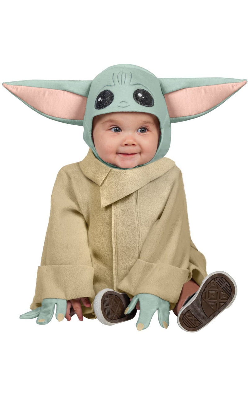 Se Star Wars Mandalorian The Child Baby Kostume (12-36 måneder) ✔ Kæmpe udvalg i  Rubie&