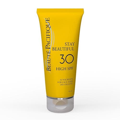 Stort online udvalg i Beauté Pacifique Stay Beautiful 30 SPF 50 ml. ❤ Beauté Pacifique ❤ Hurtig levering: 1 - 2 Hverdage og gratis fragt v/køb over 295 kr. GLS til pakkeshop ❤ Varenummer: HG-17366 og barcode / Ean: 5705676001539 på lager - Kæmpe udvalg i Personlig pleje - Over 312 kendte brands på udsalg