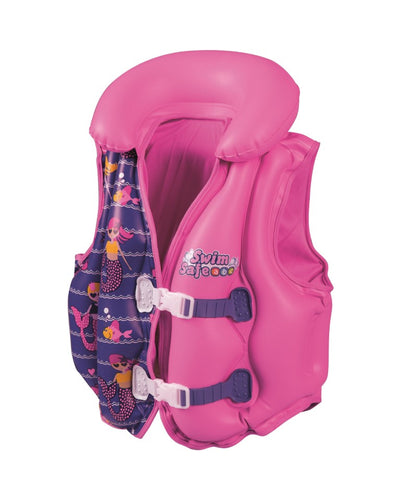 Se Swim Safe Oppustelig Vest Deluxe (stof foer) 3-6 år, havfrue ❤ Stort online udvalg i Bestway ❤ Hurtig levering: 1 - 2 Hverdage samt billig fragt ❤ Varenummer: MMA-178321562 og barcode / Ean: '6942138956085 på lager - Udsalg på Badevinger og baderinge Spar op til 62% - Over 857 kendte brands på udsalg