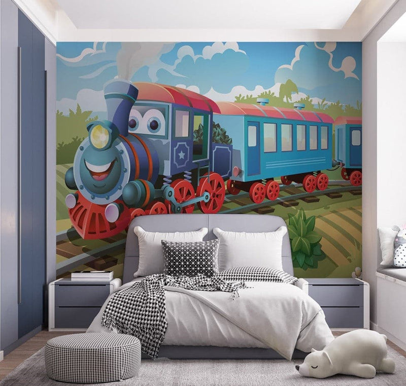 Se Traintastic Tog tapet 243 x 203 cm ✔ Kæmpe udvalg i  Walltastic ✔ Hurtig levering: 1 - 2 Hverdage samt billig fragt - Varenummer: MMA-19846962 og barcode / Ean: &