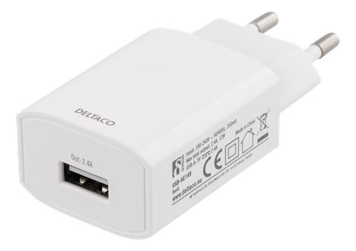 Se USB Oplader 230V 2.4A 5V (passer til bl.a. Joysway) ✔ Kæmpe udvalg i Deltaco ✔ Hurtig levering: 1 - 2 Hverdage samt billig fragt - Varenummer: MMA-14444 og barcode / Ean: &