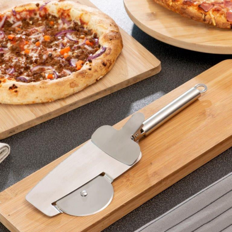 Se Nice Slice Pizzaskærer 4-i-1 design med deler/spartel ❤ Kæmpe udvalg i InnovaGoods ❤ Hurtig levering: 1 - 2 Hverdage samt billig fragt - Varenummer: CPD-NG33V0101028 og barcode / Ean: &