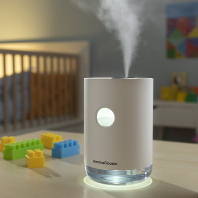 Se Ultrasonisk Humidifier / luftbefugter - Genopladelig - Kapacitet 1 Liter ❤ Stort online udvalg i InnovaGoods ❤ Hurtig levering: 1 - 2 Hverdage samt billig fragt - Varenummer: CPD-NG33V0103205 og barcode / Ean: på lager - Udsalg på Bolig og fritid Spar op til 67% - Over 412 kendte brands på udsalg