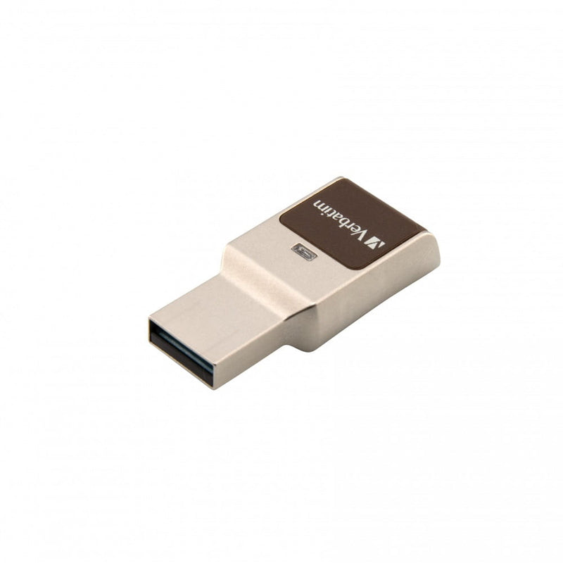 Se VERBATIM USB-stik 3.0 64GB - Fingeraftrykslæser - Sølv ❤ Stort online udvalg i Platinet ❤ Hurtig levering: 1 - 2 Hverdage samt billig fragt - Varenummer: CPD-P88V64FS og barcode / Ean: på lager - Udsalg på pc / mac tilbehør Spar op til 61% - Over 454 kendte mærker på udsalg