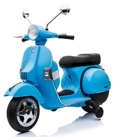 Se Vespa PX150 EL scooter 12V (Opgraderet udgave) Blå ✔ Kæmpe udvalg i  MegaLeg ✔ Hurtig levering: 1 - 2 Hverdage samt billig fragt - Varenummer: MMA-28165 og barcode / Ean: '5712548281654 på lager - Udsalg på El Motorcykler til Børn Spar op til 56% - Over 785 kendte brands på udsalg