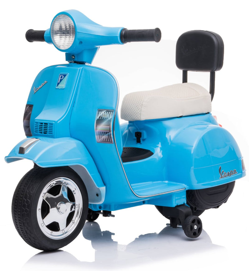 Se Vespa PX150 EL scooter til børn 6V, Blå ✔ Kæmpe udvalg i  MegaLeg ✔ Hurtig levering: 1 - 2 Hverdage samt billig fragt - Varenummer: MMA-28167 og barcode / Ean: &