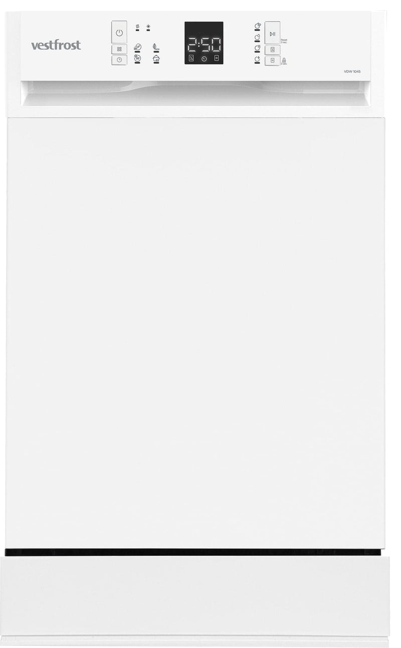 Se Vestfrost opvaskemaskine VDW1045 ❤ Stort online udvalg i Vestfrost ❤ Hurtig levering: 1 - 2 Hverdage samt billig fragt ❤ Varenummer: ELG-452633 og barcode / Ean: 5709395330000 på lager - Udsalg på Opvaskemaskine - Over 400 kendte brands på udsalg