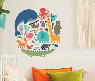 Se We are One Animal Wallstickers ❤ Stort online udvalg i Roommates ❤ Hurtig levering: 1 - 2 Hverdage samt billig fragt - Varenummer: MMA-216158 og barcode / Ean: '034878036106 på lager - Udsalg på Wallstickers til børneværelset Spar op til 66% - Over 350 kendte brands på udsalg