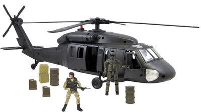 Se World Peacekeepers 1:18 Black Hawk Militær Helikopter m/2 actionfigurer ❤ Stort online udvalg i World Peacekeepers ❤ Hurtig levering: 1 - 2 Hverdage samt billig fragt - Varenummer: MMA-19977026 og barcode / Ean: '018859770265 på lager - Udsalg på Militær Actionfigurer 9,5 cm Spar op til 56% - Over 350 kendte brands på udsalg