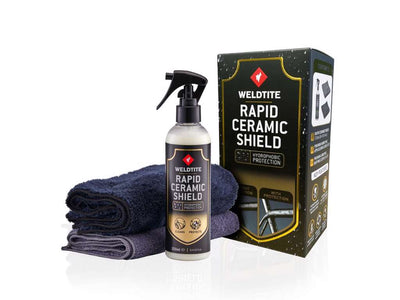 Se Weldtite Rapid Ceramic Shield Kit - Hydrofobisk beskyttelse - Inkl. 2 klude ❤ Stort online udvalg i Weldtite ❤ Hurtig levering: 1 - 2 Hverdage samt billig fragt - Varenummer: CKP-5013863031031 og barcode / Ean: '5013863031031 på lager - Udsalg på Rense & rengøringsartikler Spar op til 51% - Over 324 kendte brands på udsalg